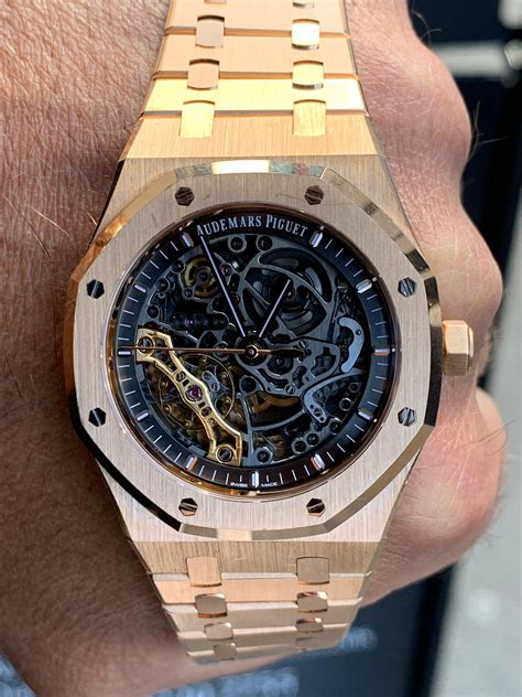 audemars piguet royal oak rose gold fake|audemars piguet used royal oak.